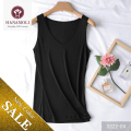 【HANAMOLI価格据え置き】【新色ブラック入荷】シルクVネックタンクトップ【3322】シルク100％で滑らかな着心地【お試しプライス42％OFF】
