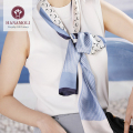 【美しい光沢が贅沢なシルクサテン】シルク100％サテンリボンスカーフ【147×17cm】【8柄】【41％OFF】