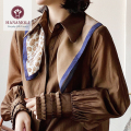 【美しい光沢が贅沢なシルクサテン】50%OFF シルク100%プチスカーフ【53ｃｍ角】【16～22】