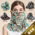 美白なお肌のＵＶカット【柄物限定最終価格67%OFF】シルク100％フェイスネックカバー【4パターン(全8パターン)】