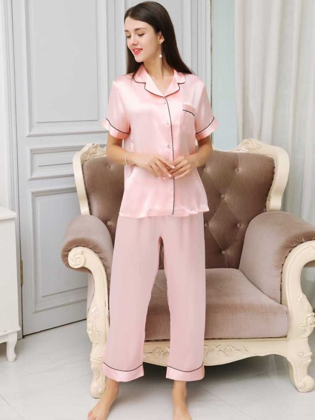 MCM Legere シルク パジャマ ピンクラインさま専用 xman77142_01a.jpg
