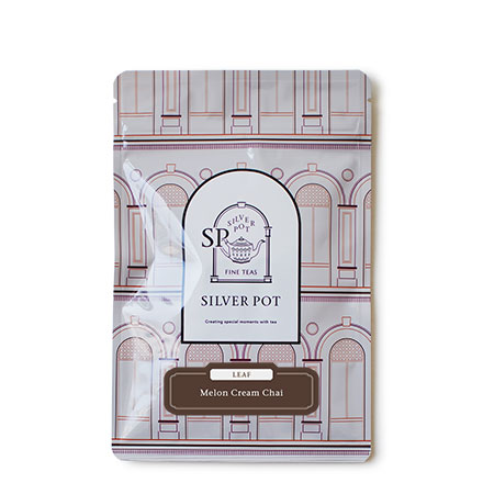 Haddon】メロンフォルムのティーサービス 4点【シルバープレート