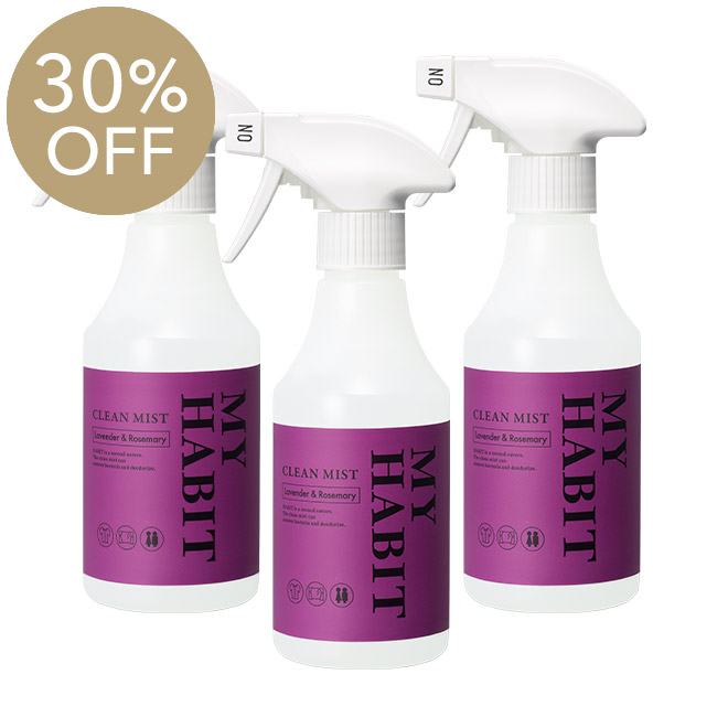 【3本セット・30%OFF】MY HABIT クリーンミスト ラベンダー＆ローズマリー 300mL