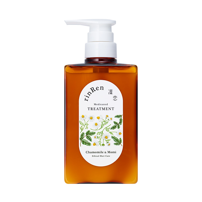 [薬用スカルプケア]凜恋/rinRen（リンレン） トリートメント カモミール＆モミ 400mL