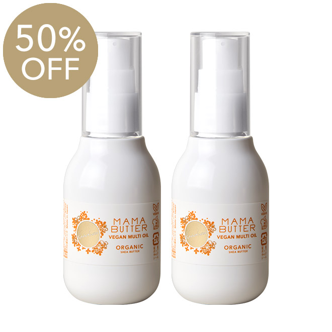 【50%オフ】MAMA BUTTER ヴィーガンマルチオイル　キンモクセイブレンド 80mL 2個セット
