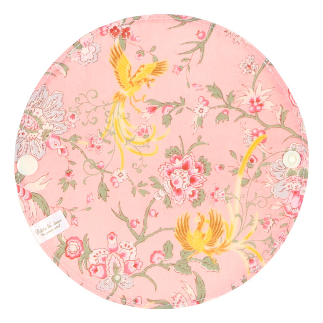 Petite la' deux（プティラドゥ） 丸ライナー〈フランネル・鳳凰来儀 珊瑚色〉