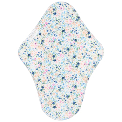 Petite la' deux（プティラドゥ） 布ナプキン Mサイズ〈フランネル・野原にきらめくプチフラワーブルー〉