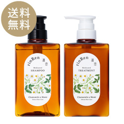 【送料無料】[薬用]凜恋/rinRen シャンプー・トリートメント セット カモミール＆モミ 各400mL