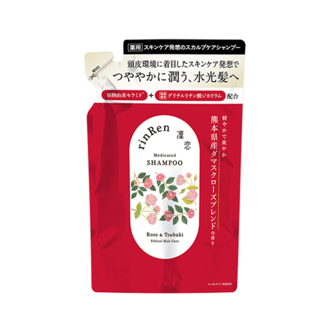 薬用スカルプケア]凜恋/rinRen（リンレン） シャンプー ローズ&ツバキ