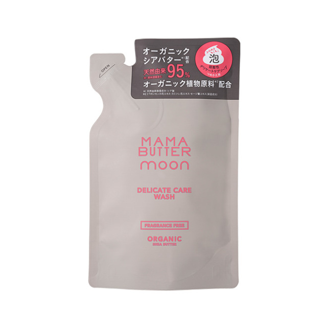 MAMA BUTTER(ママバター) デリケートケアウォッシュ 無香料 詰め替え 90mL ママバター MOON デリケートケアウォッシュリフィル 90mL