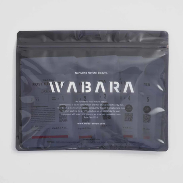 WABARA(ワバラ) ばらの花びら茶 #1 - #5:5種セット WABARA(ワバラ)ばらの花びら茶 5種セット