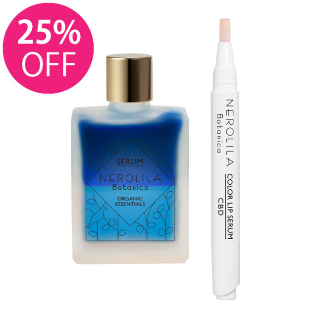 【25%OFF】NEROLILA Botanica(ネロリラ ボタニカ) レスキュービューティーセラム+CBDリップシアーピンクセット NEROLILA Botanica(ネロリラ ボタニカ) ネロリラRセラム+CBDリップシアーピンク