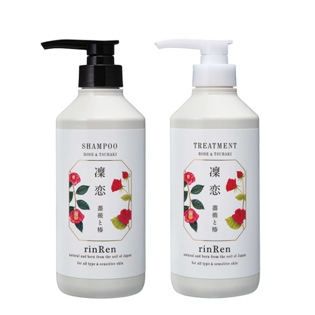 初回限定 送料無料 Rinren 凜恋 リンレン シャンプー トリートメント 各5ml ローズ ツバキ シンシア ガーデンweb Shop オーガニックコスメ通販