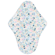 Petite la' deux（プティラドゥ） 布ナプキン Mサイズ〈フランネル・野原にきらめくプチフラワーブルー〉