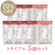 【20%OFF・5個セット】凜恋/rinRen（リンレン） シャンプー＆トリートメント ローズ＆ツバキ トライアル
