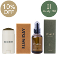 【10%オフ】SUMIDAY ヘアバーム＋IT ALL NATURAL ライヴリーオイルセット