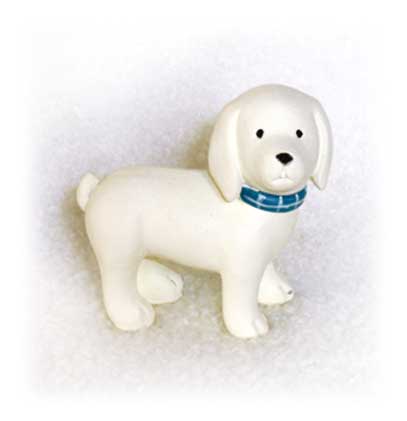 ミニアニマル　白いわんこ