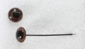 ワイヤーグラスアイ　Brown 12mm