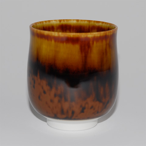 玳皮天目湯呑 - 小