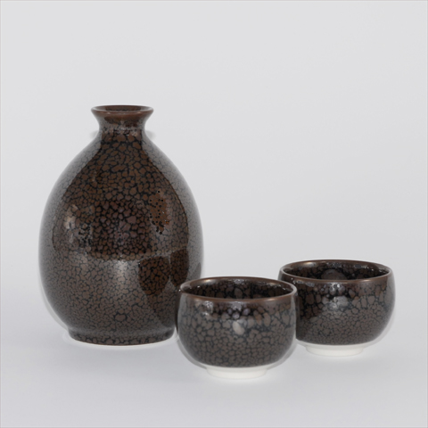 油滴天目酒器揃い