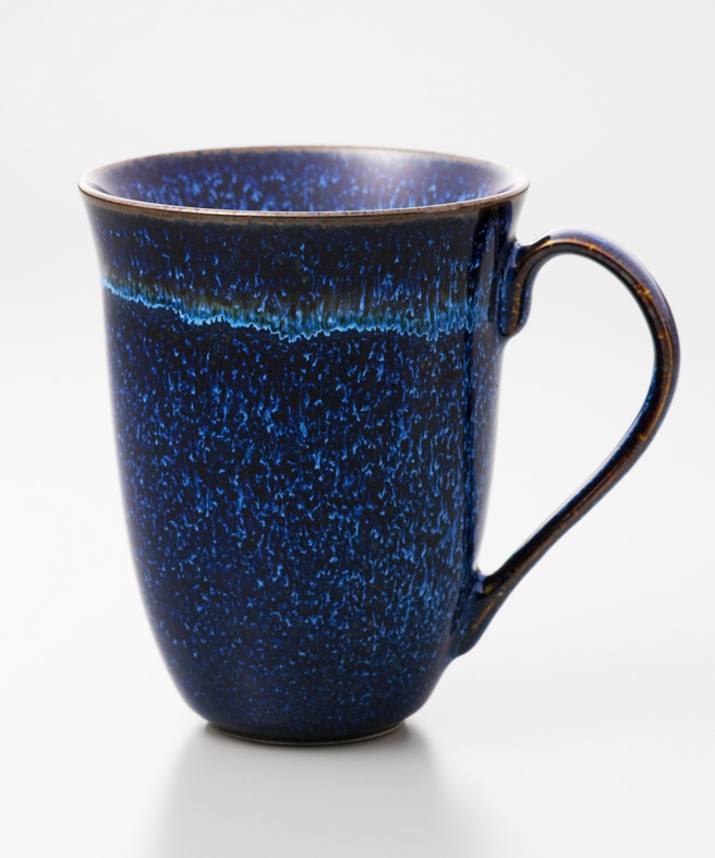 銀河マグカップ-01-（真右エ門窯）桐箱入