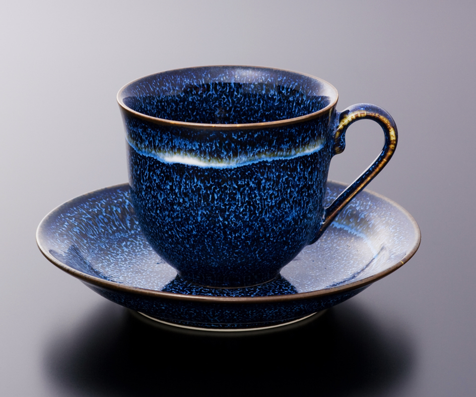 銀河珈琲碗（真右ェ門窯 ）桐箱付