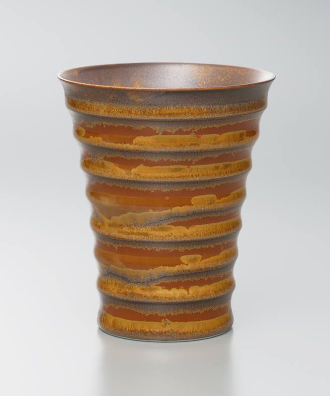 金華紋酒杯（真右エ門窯）桐箱付