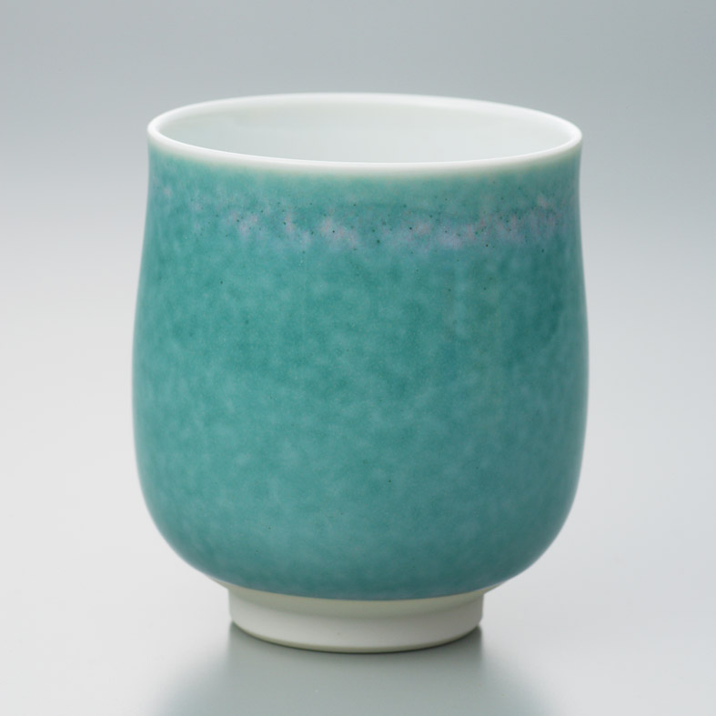 均窯湯呑 - 小（真右ェ門窯）桐箱付