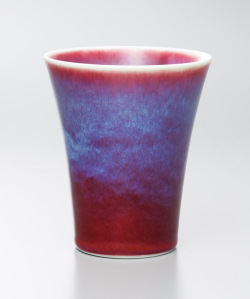 彩雲酒杯（真右エ門窯）桐箱入