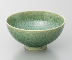 鶯玉飯碗-小-（真右ェ門窯）桐箱付