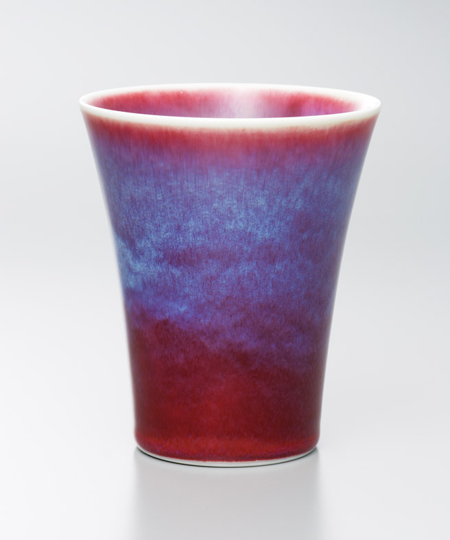 彩雲酒杯（真右エ門窯）桐箱入