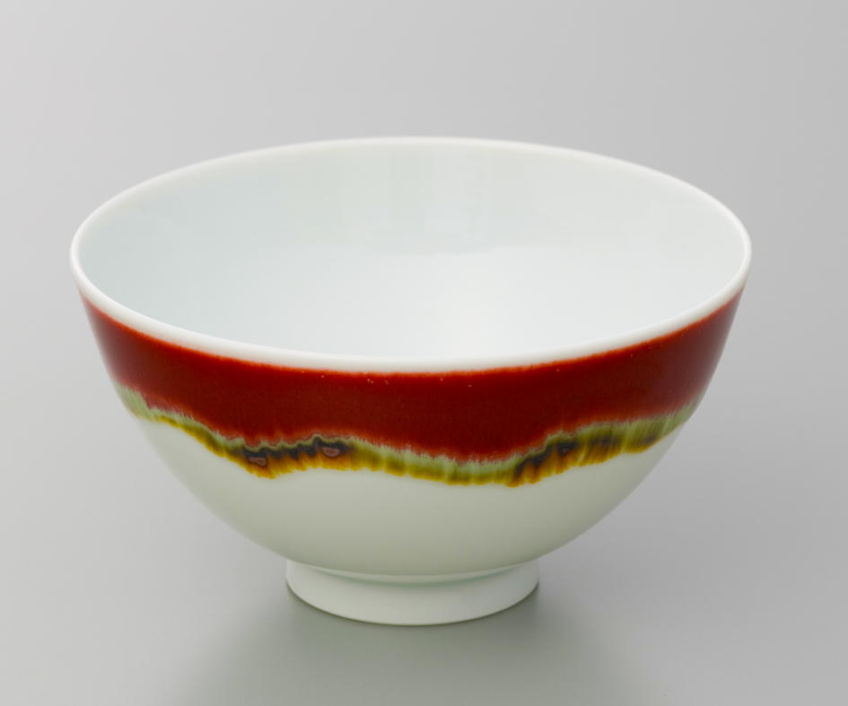 シルクロード飯碗-小-（真右ェ門窯）桐箱付