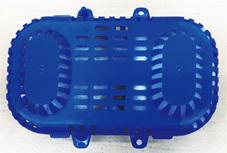 レジオネラ抑制・防止固形水処理剤「レジトルモンX」３０冷凍トンに１個投入で、およそ３ヶ月間効果が持続