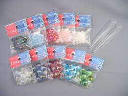 ８ミリ/12ミリカットビーズ/試験管2本セット