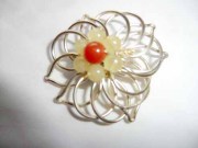 バラのアクセサリーキット（天然石使用）