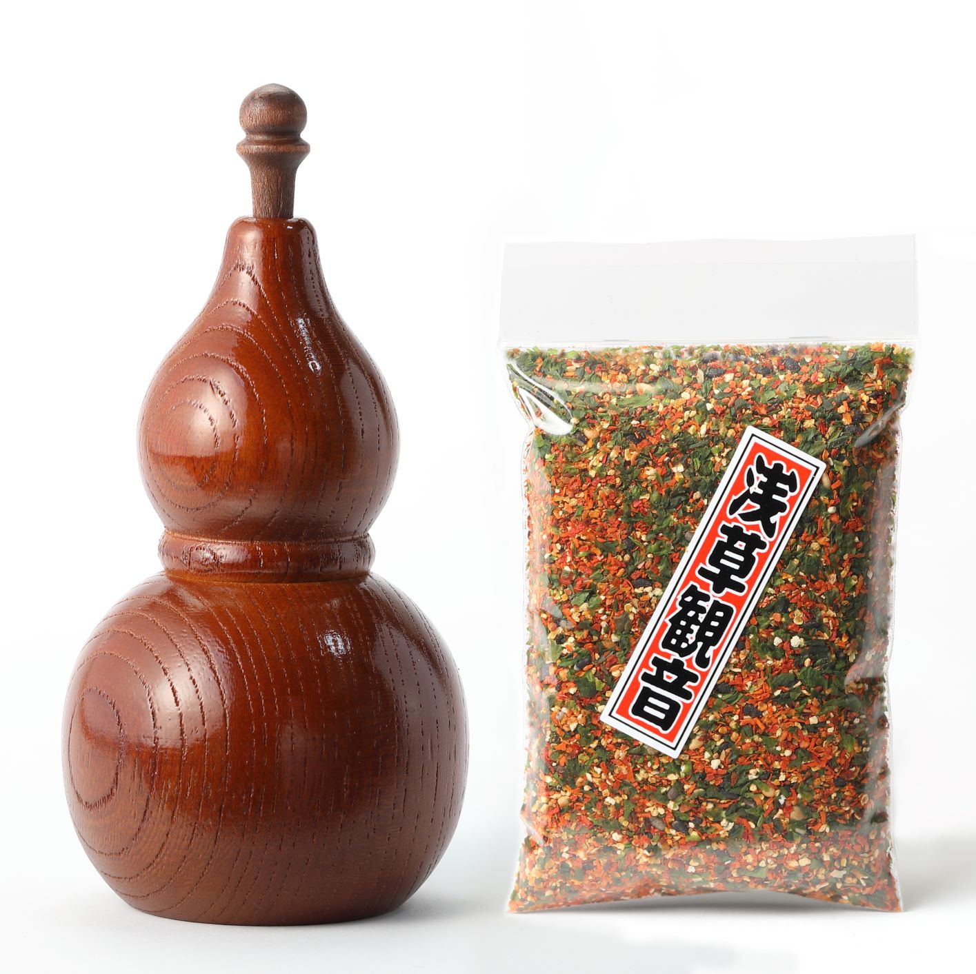 瓢箪中茶と七味