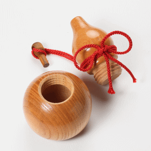 大ひょうたん赤い紐付き、蓋手作り、 netdesimamoto_hy-sim-000030019