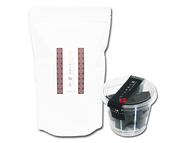 たんぽぽコーヒー極上１２０パック＋黒ごまキューブ１個