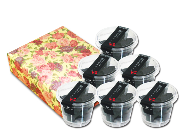 黒ごまキューブ６個・ギフトボックス入り