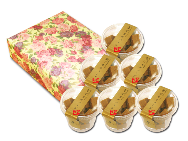 金ごまキューブ６個・ギフトボックス入り