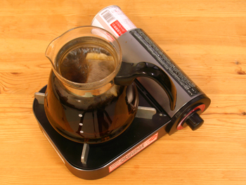 そこから約８分ほど煮出す