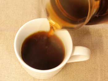 たんぽぽコーヒーの出来上がり