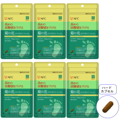 【送料無料】■メール便■AFC【機能性表示食品】14日分 菊の花（ルテオリン）プレミアム×6袋セット