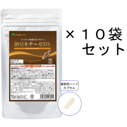 【送料無料】納豆キナーゼDX／10袋セット