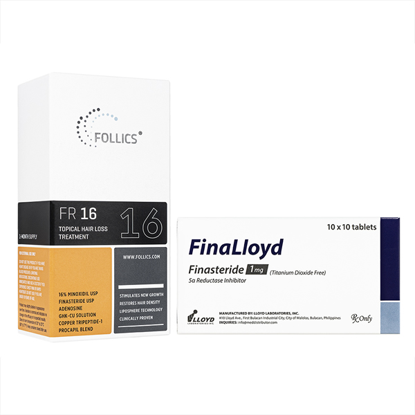 フィナロイド1ｍｇ100錠とフォリックスFR16のセット