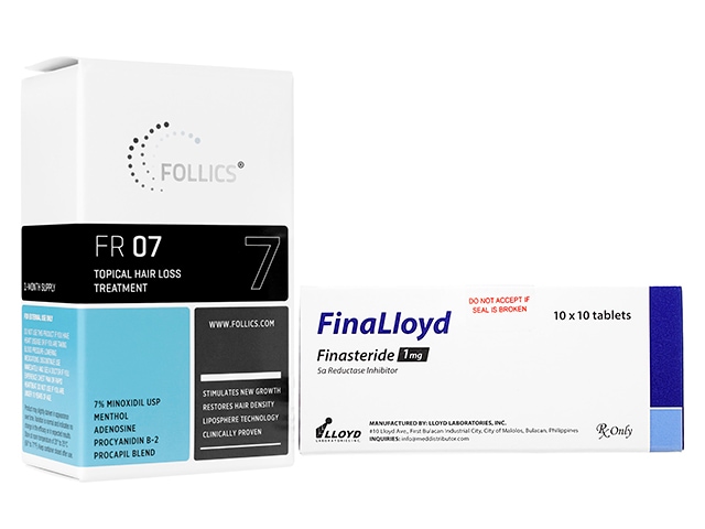 フィナロイド1ｍｇ100錠とフォリックスFR7のセット