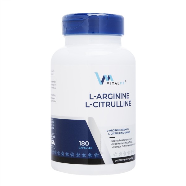 Vitalme　L-アルギニン&L-シトルリン180錠