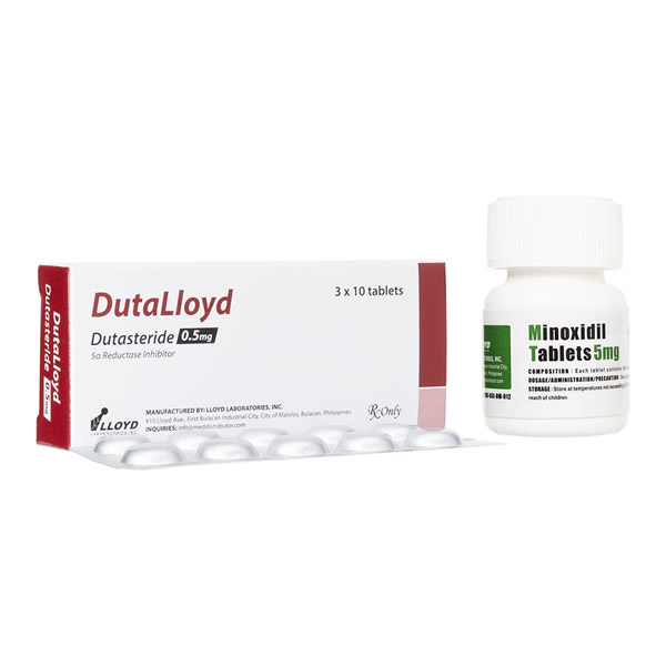 デュタロイド0.5mg30錠1箱+ミノキシジルタブレット10mg100錠1箱