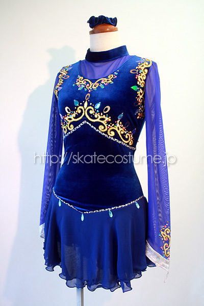 Hoyda ロイヤルブルー衣装 ベリーダンス衣装 オリエンタル衣装 ロイヤルブルー - ベリー