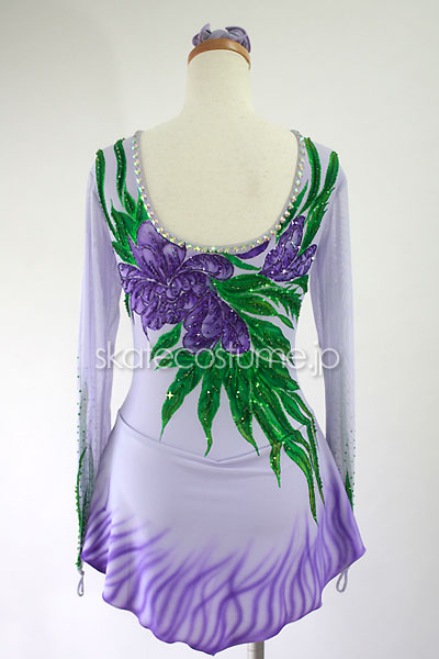 フィギュアスケート衣装 VCT-021ラベンダー スケートコスチュームDD